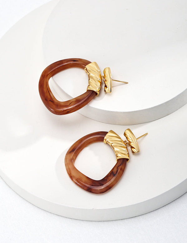 Ethnic Resin Earrings